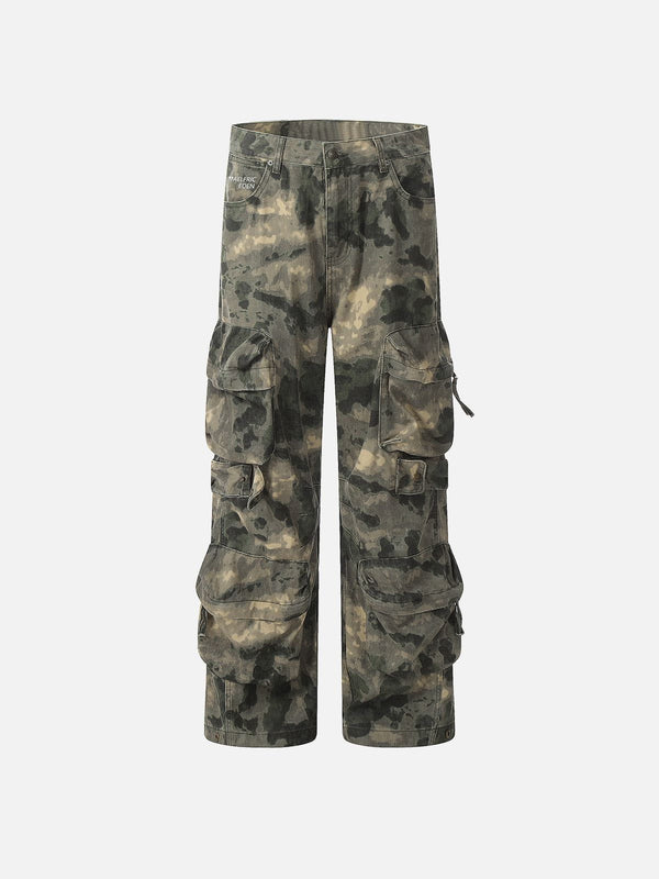 Fvshya Camouflage Baggy Pants
