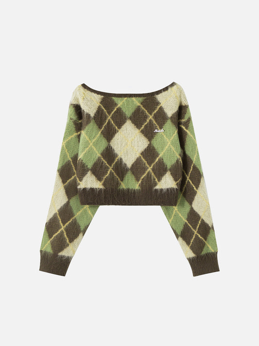Fushya Vintage Cropped Sweater