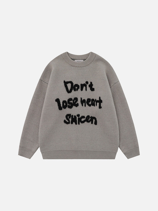 Fushya "Lose Heart" Oversize Unisex Sweater