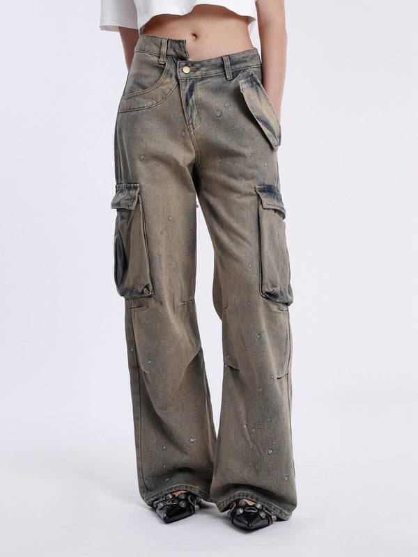 Fvshya Washed  Worn Jeans