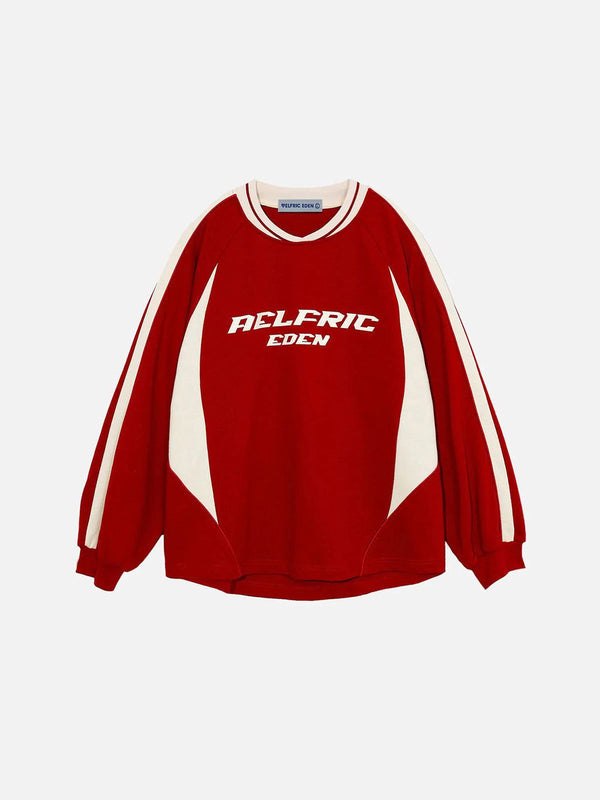 Fvshya Vintage patchwork Sweatshirt