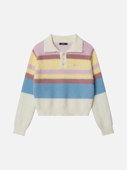 Fushya Coloring Polo Sweater