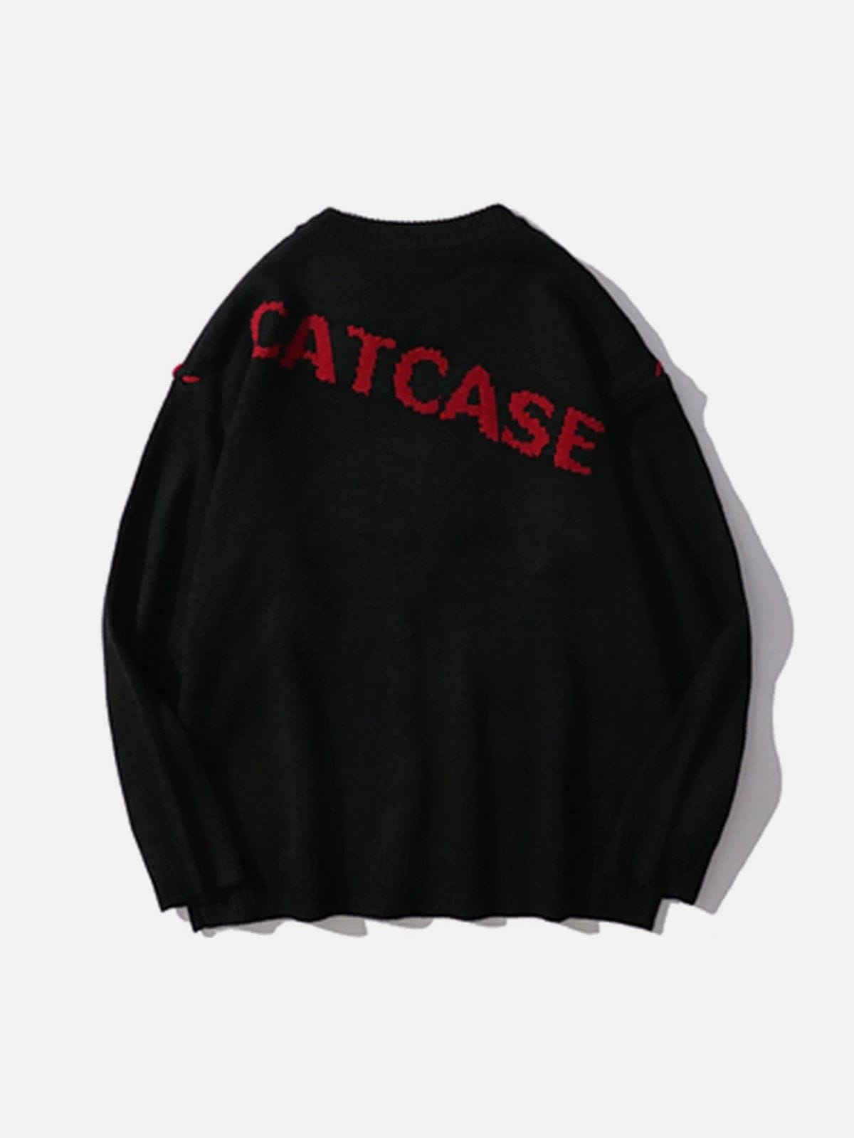 Fvshya Love Embroidered Sweater