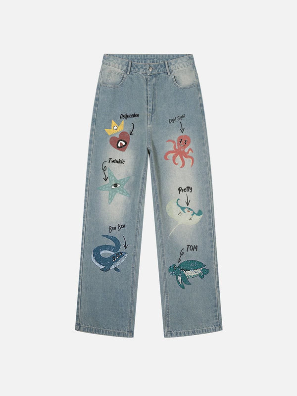 Fvshya Animal Jeans