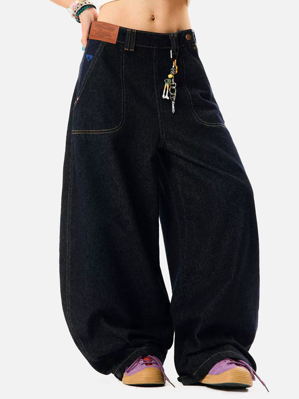 Fvshya Raw Baggy Barrel Jeans