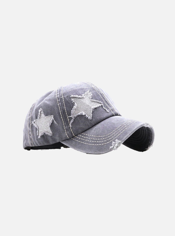 Vintage Star Embroidered Cap