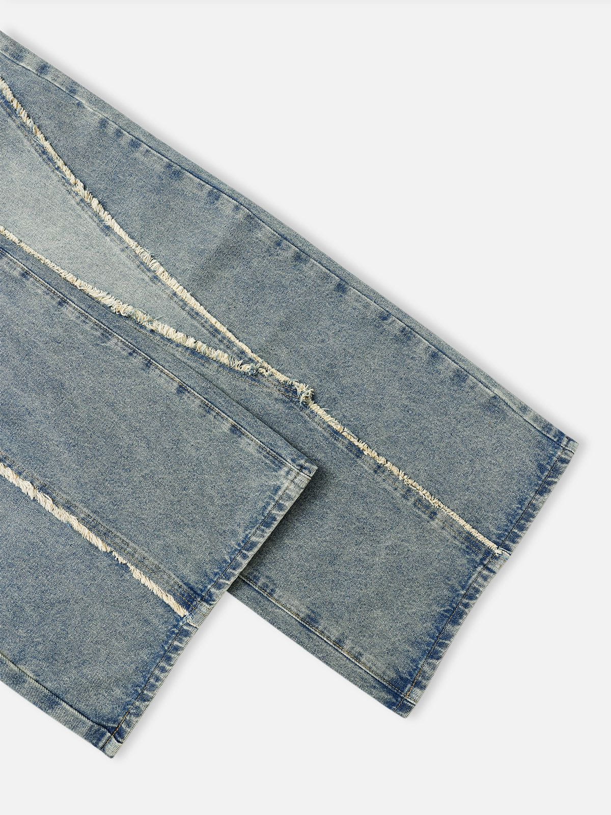 Fushya Fringe Baggy Jeans