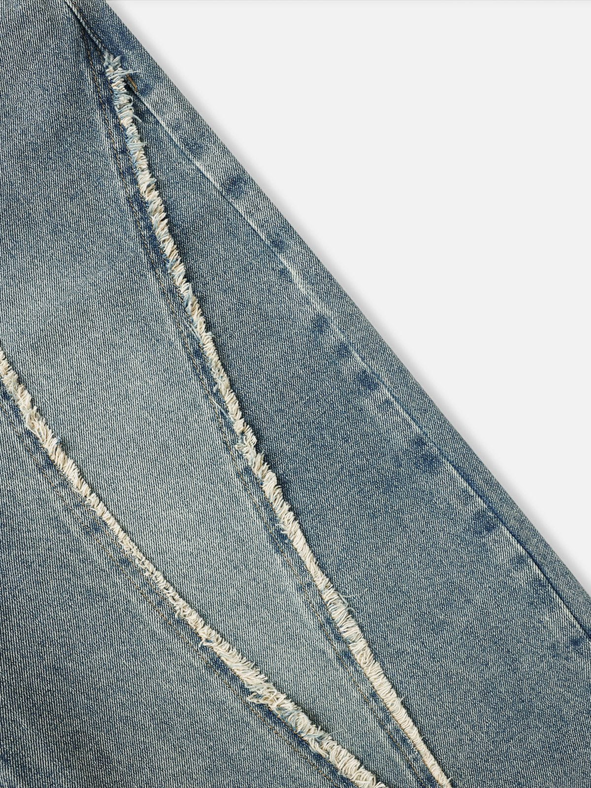 Fushya Fringe Baggy Jeans