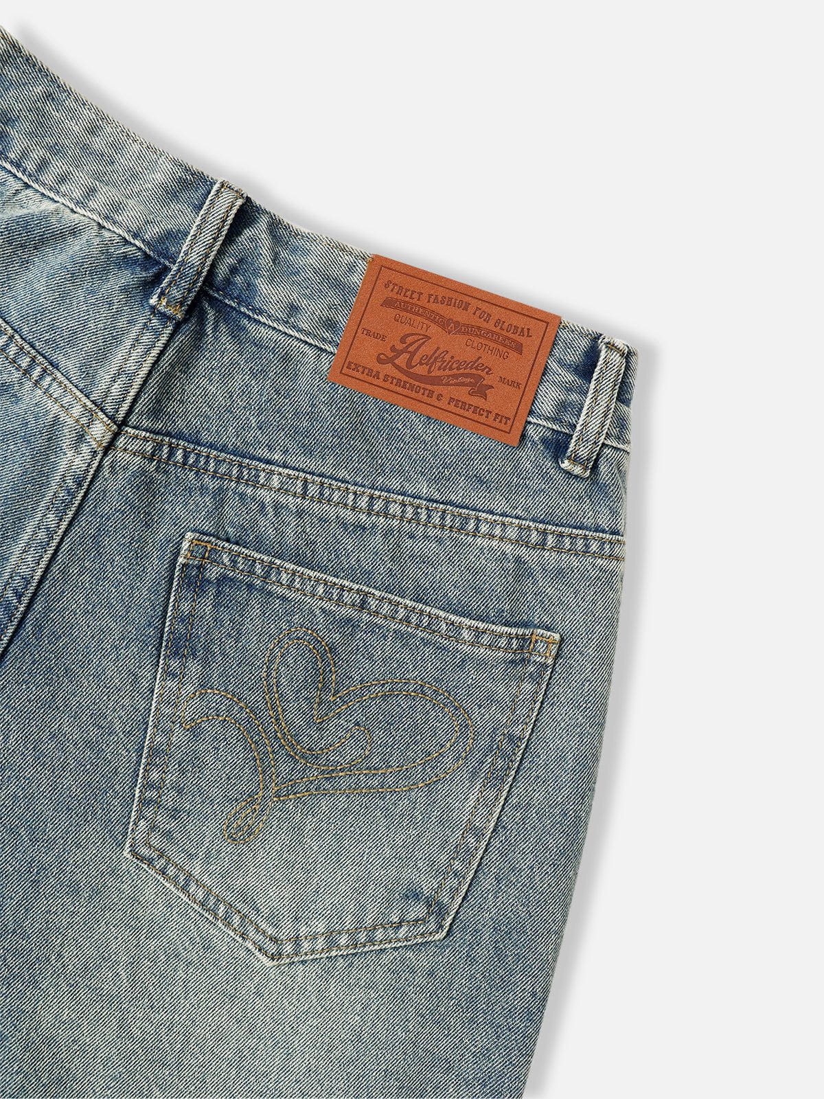 Fushya Fringe Baggy Jeans