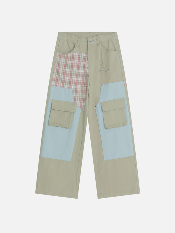 Fushya Irregular Patchwork Cargo Pants