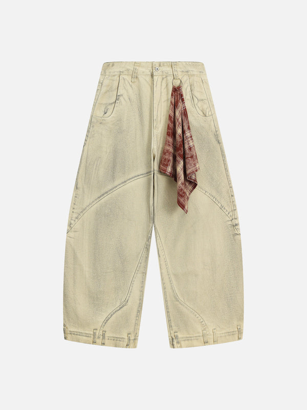 Fvshya Reverse Super Baggy Barrel Jeans