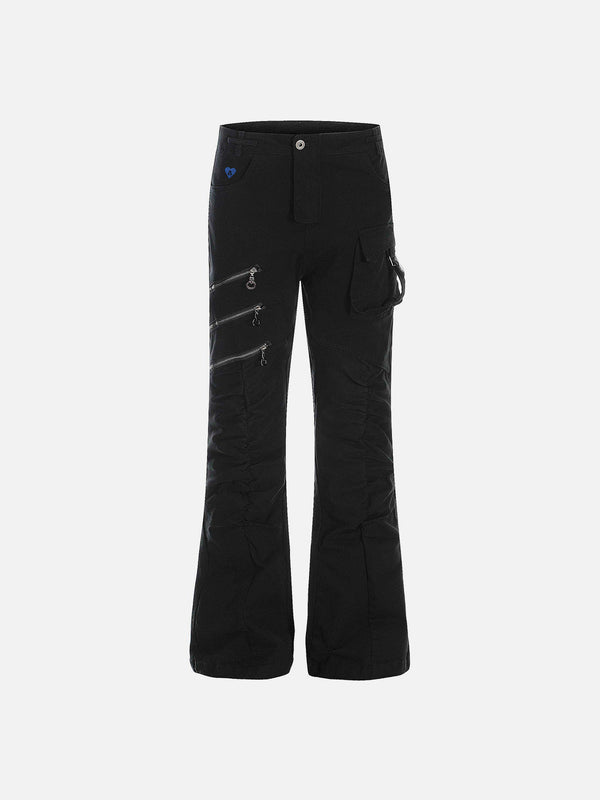 Fvshya Multi Zip Up Bootcut Pants