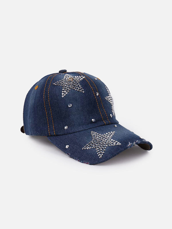 Hotfix Rhinestones Star Cap