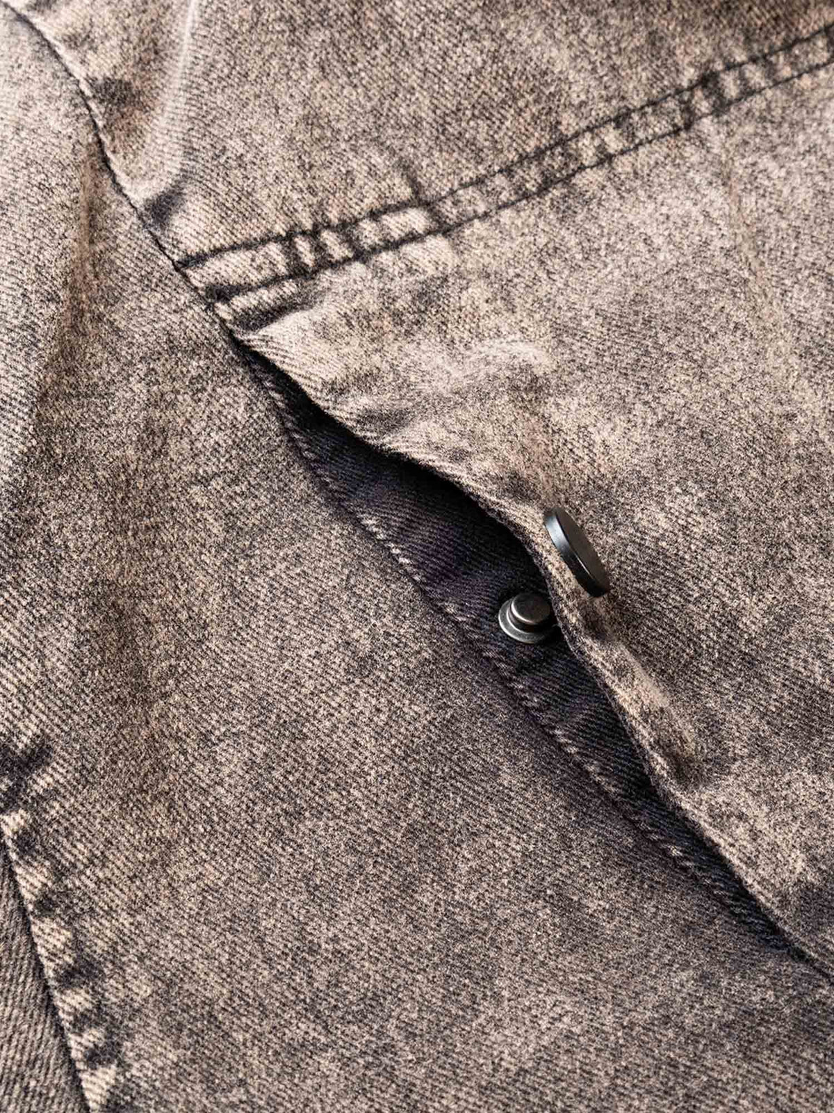 Fushya High Street Distressed Washed Work Jacket