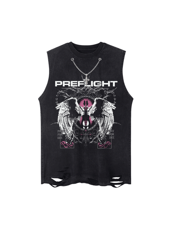 Fvshya Angel Wings Street Rap Vest