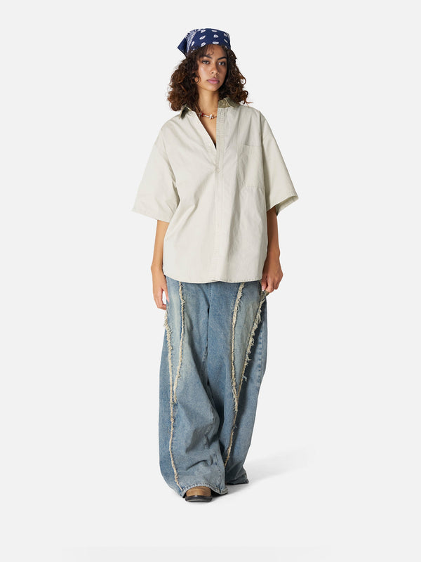 Fvshya Basic Oversized Short Sleeve Shirt