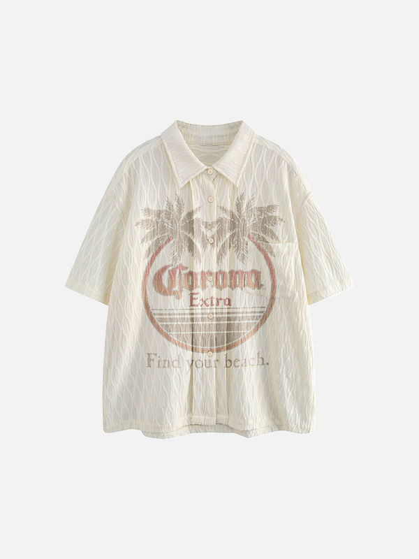 Palm Tree Short-Sleeve Shirt