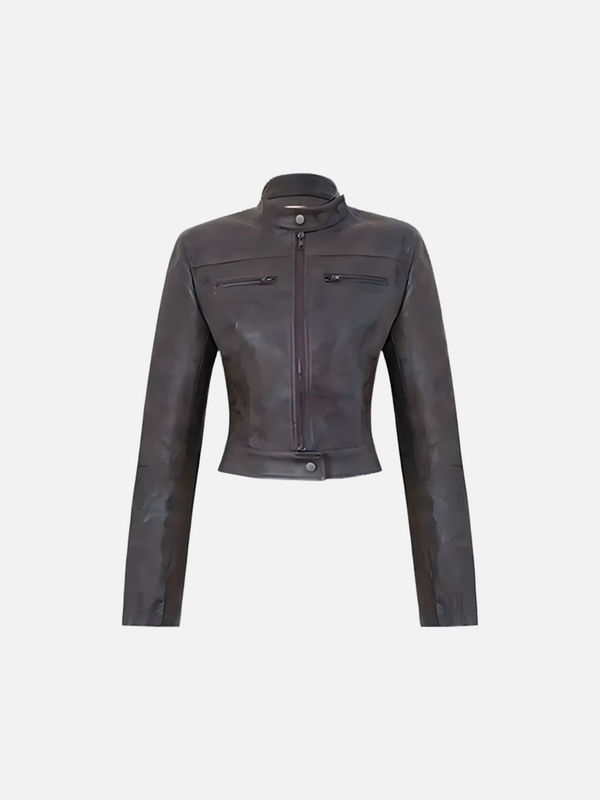 Street Leather Jacket Set