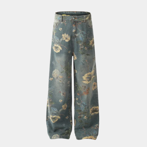 Fvshya Floralburn Street Denim Pants