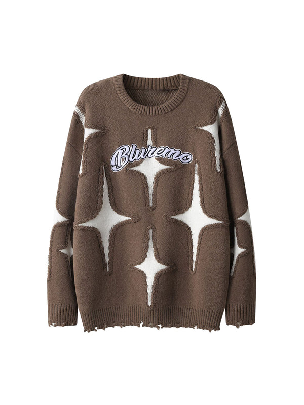 Fvshya Maillard Star Tassel Ripped Sweater