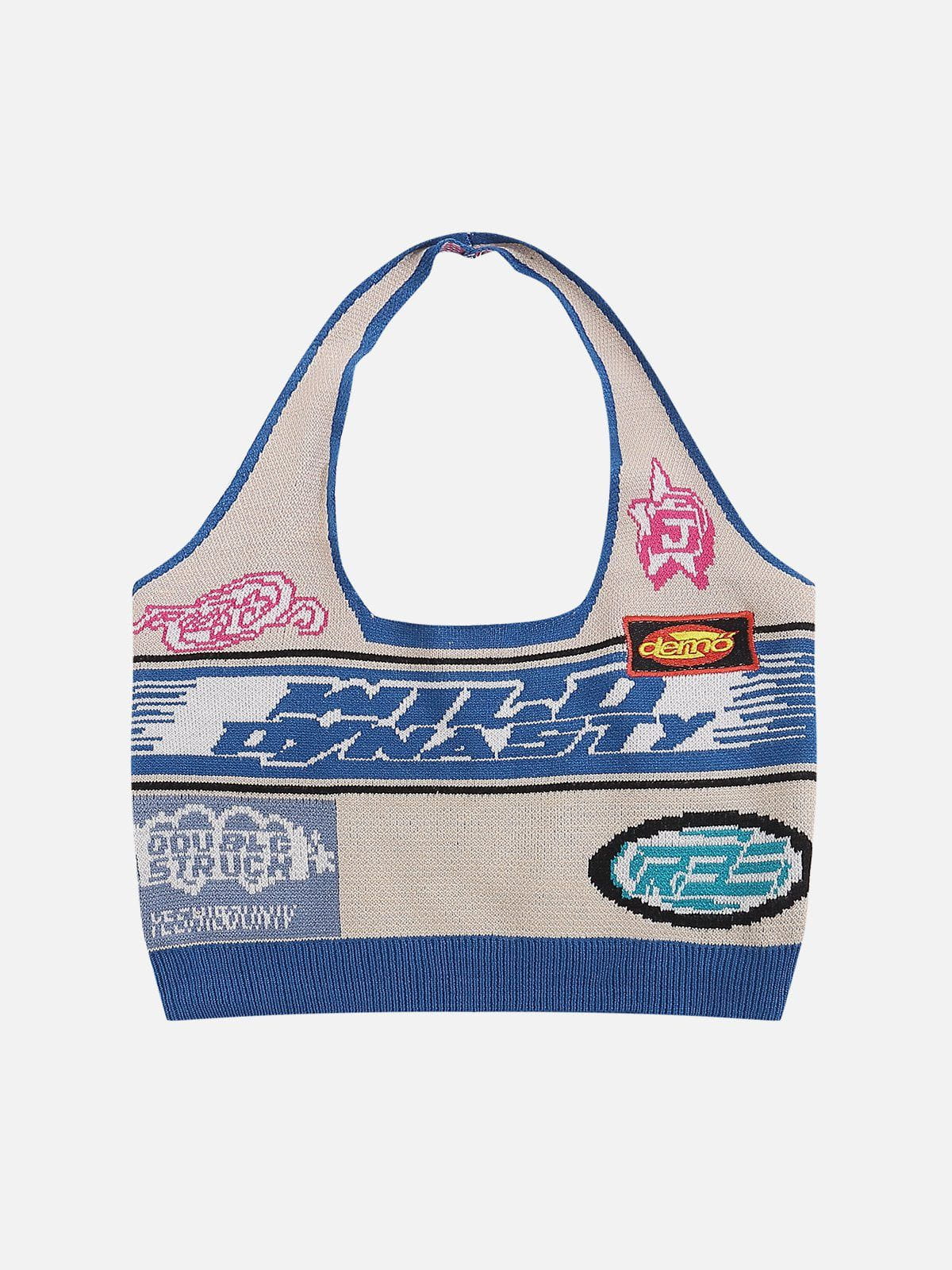 Fushya Hot Racing Knitting Top