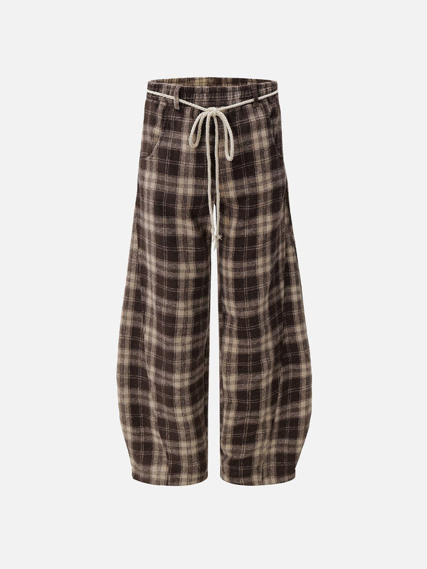 Fvshya Plaid Super Baggy Pants