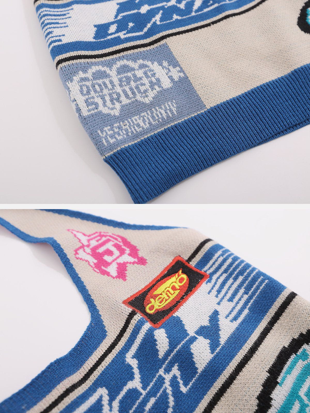 Fushya Hot Racing Knitting Top
