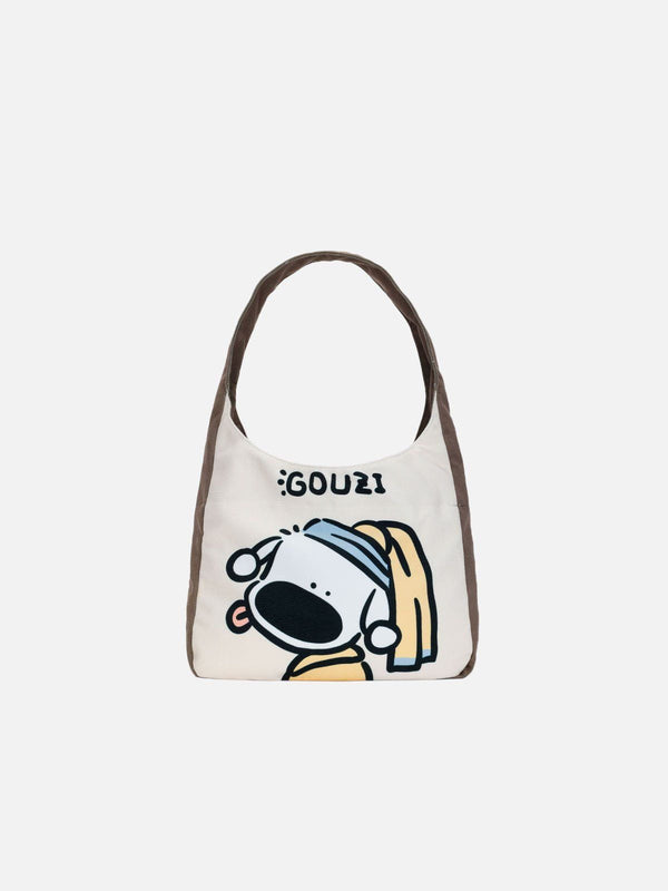 Creative Puppy Pattern Canvas Bag