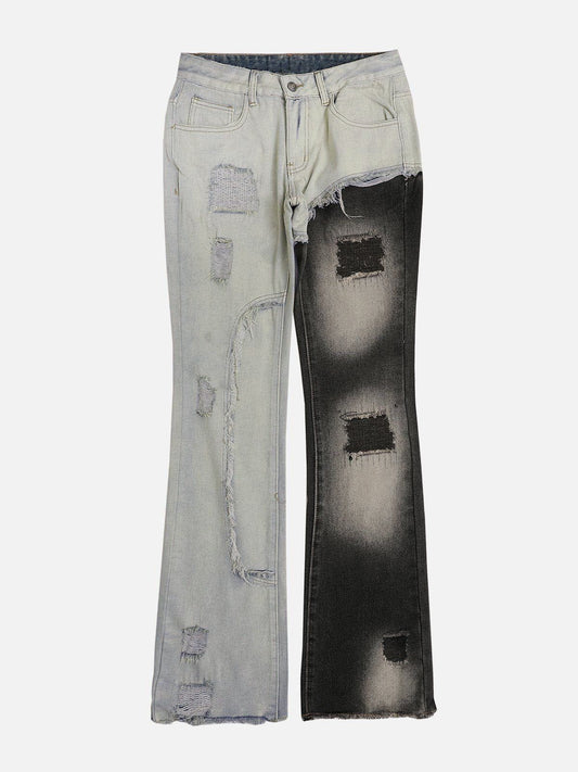 Fushya Vintage Fringe Flared Jeans
