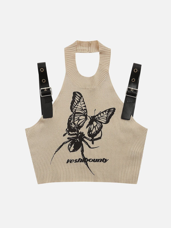 Fvshya Spider Cropped Patchwork