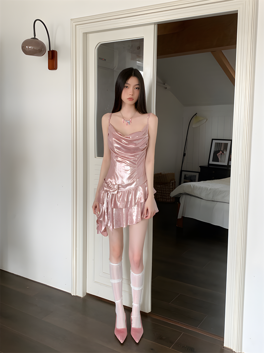 Fushya Glitter Mini Dress