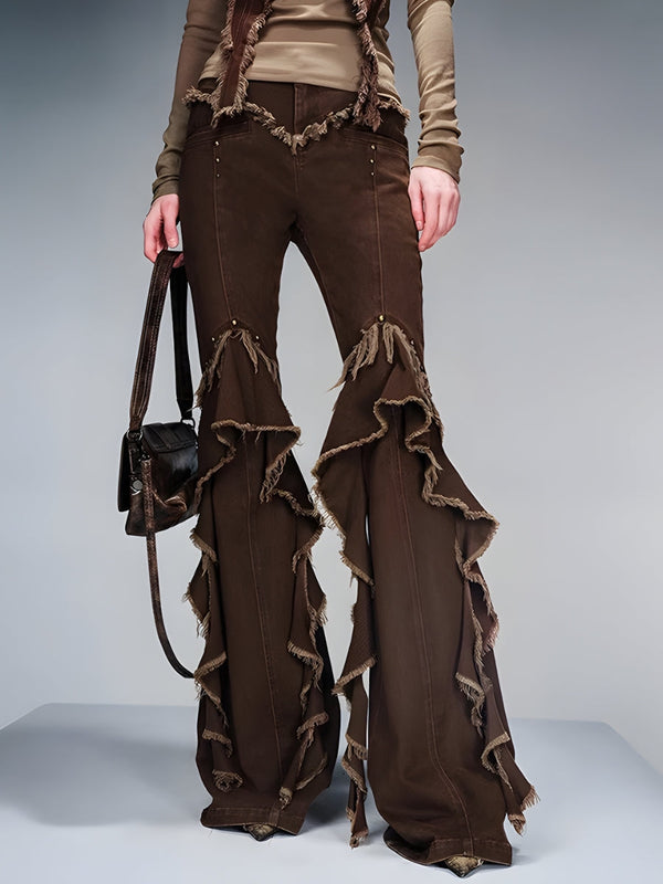 Fvshya Ruffled Flare Jeans