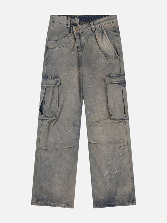 Fushya "Street Star" Vintage Deep Washed Jeans